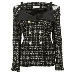 Faith Connexion Sailor Tweed Jacket Size 40